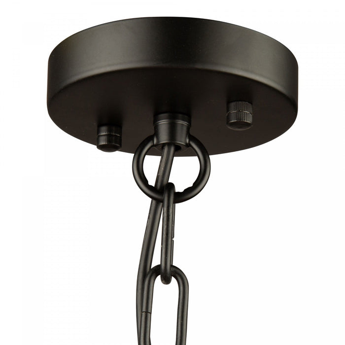 Coco 5-Light Black and Gold Chandelier 