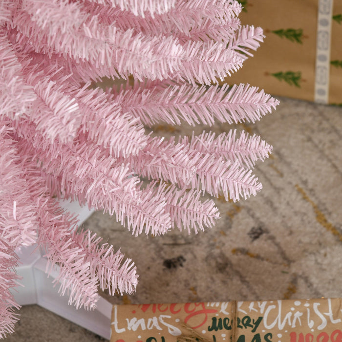 Homcom Pencil Christmas Tree, Slim Xmas Tree With Realistic Branches