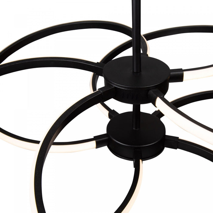 Equinox 30 W LED Black Pendant Light 