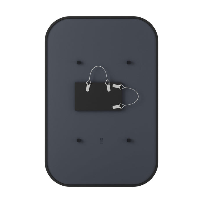 Umbra Hub Rectangular Mirror 24\" x 36\" - Black