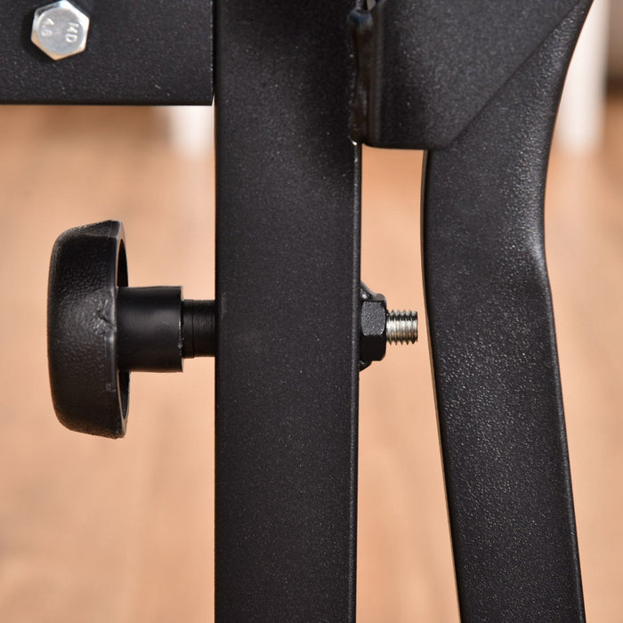 Soozier Adjustable Weight Bench With Barbell Rack And Leg Developer For Weight Lifting And Strength 