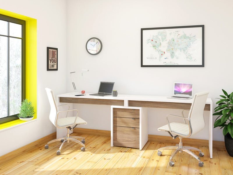 Nordika Liber-t Reversible Desk Panel - Walnut