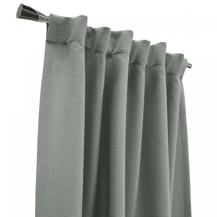 Thermalogic Birmingham Silver Room Darkening Dual Header Curtain Panel - 52 x 84