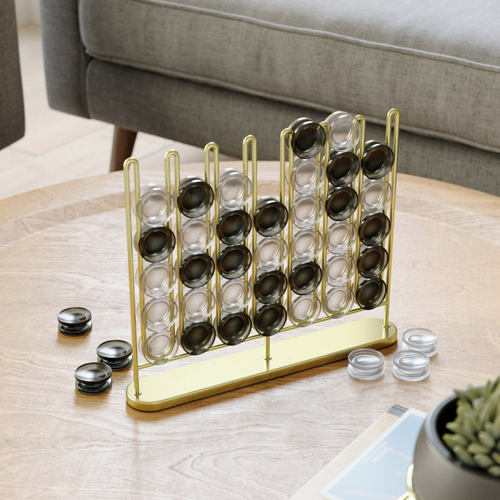 Umbra Stax 4-In-A-Row - Brass