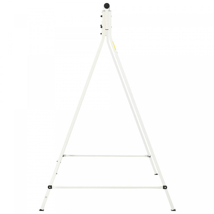 Outsunny Swing Stand, Metal Swing Frame, 528 Lbs Weight Capacity, White
