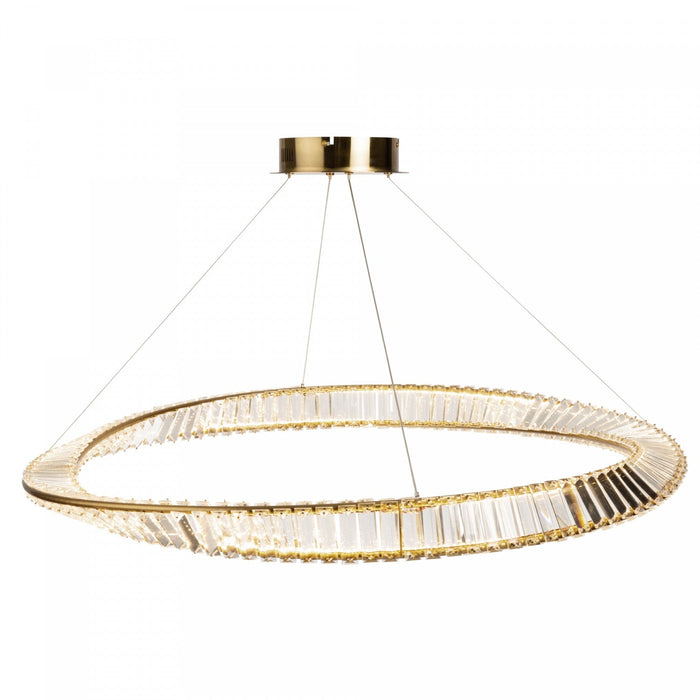 Stella 60 W LED Brushed Brass Pendant 