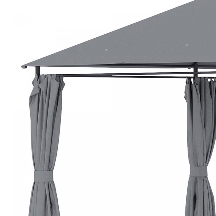 Outsunny 10' X 13' Outdoor Patio Gazebo Garden Pavilion Backyard Canopy Party Tent Shelter Summer Su