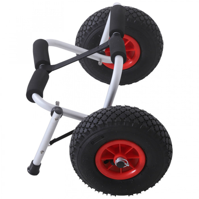 Soozier Rolling Kayak Cart Boat Canoe Carrier Tote