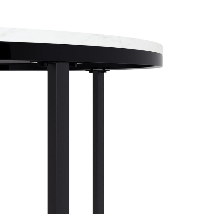 Sable Coffee Table With Dual Marble Surface 