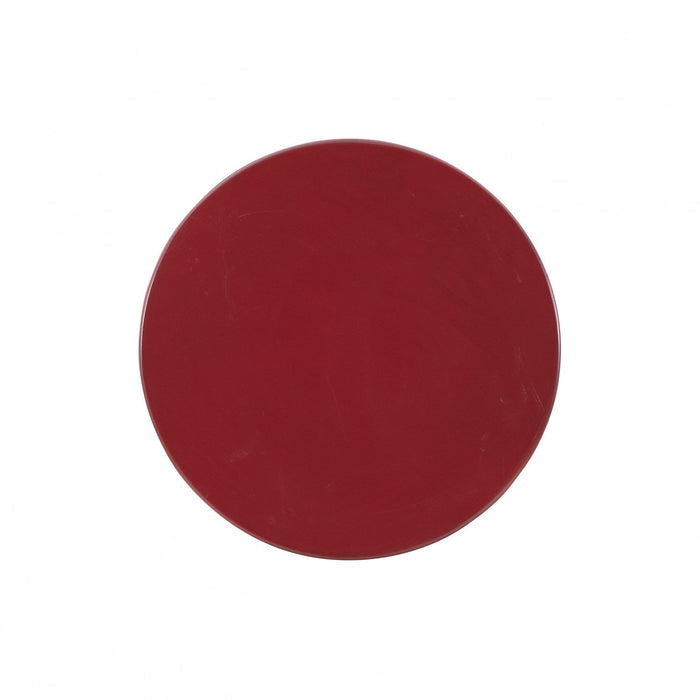 Rainbow Chairside Table - Red