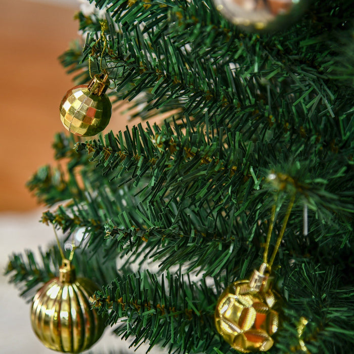 Homcom 6ft Pencil Artificial Christmas Tree With 390 Branches