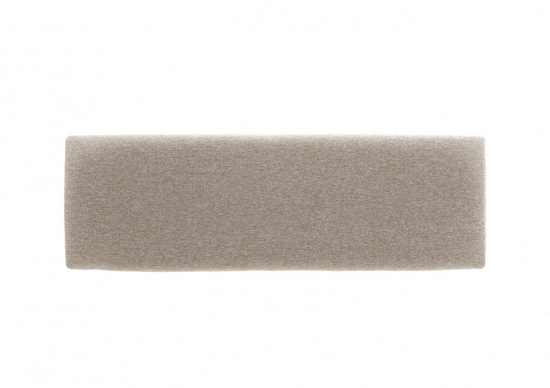 Jane Fabric Storage Dining Bench - Brown
