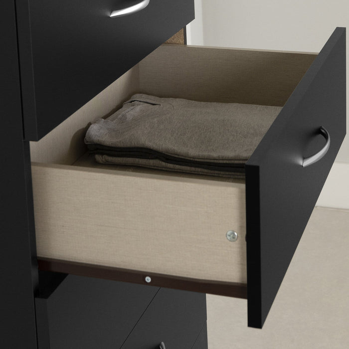 Step One 6-drawer Chest - Pure Black 