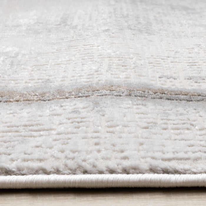 London Distressed Border Area Rug - 5'3\" x 7'7\"
