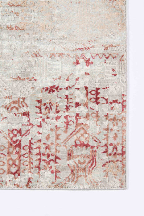 Amber Traditional 7'9\" x 9'10\" Area Rug in Red Indoor Area Rug 