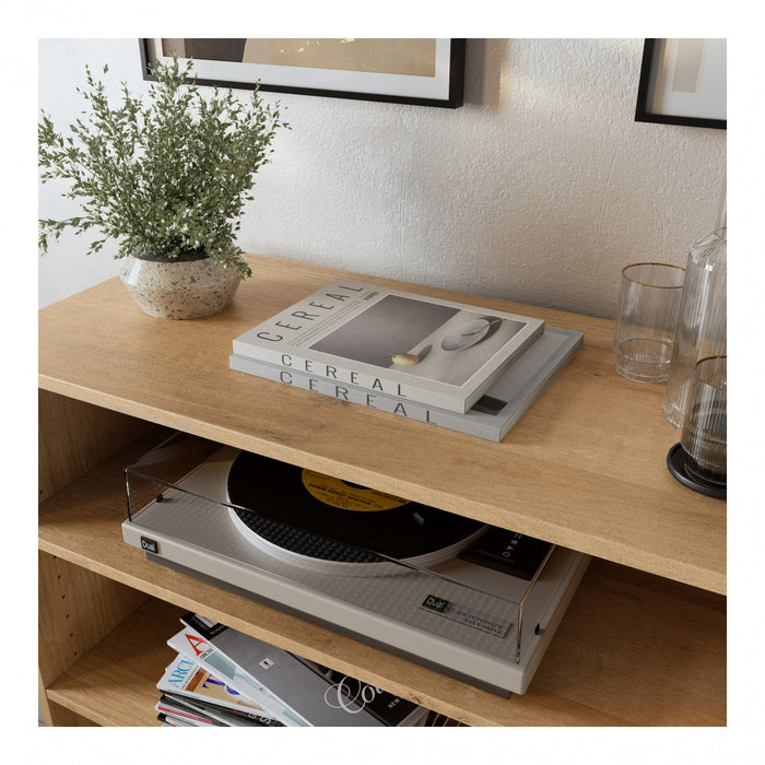 Modulr 2 Adjustable Shelves Bookcase - Natural Oak 