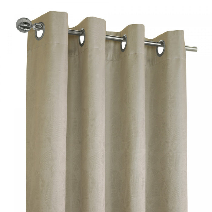 Thermaplus Ethan Linen Blackout Grommet Curtain Panel - 52 x 95