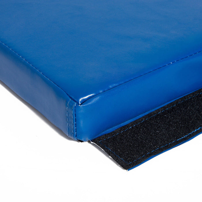 Soozier 4'x6'x2'' Folding Gymnastics Tumbling Mat, Exercise Mat With Carrying Handles For Yoga, Mma,