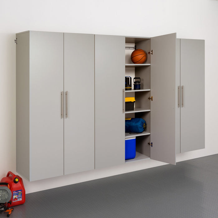 Hangups 108-inch 3-piece Garage Storage Cabinet Set E - Light Gray 