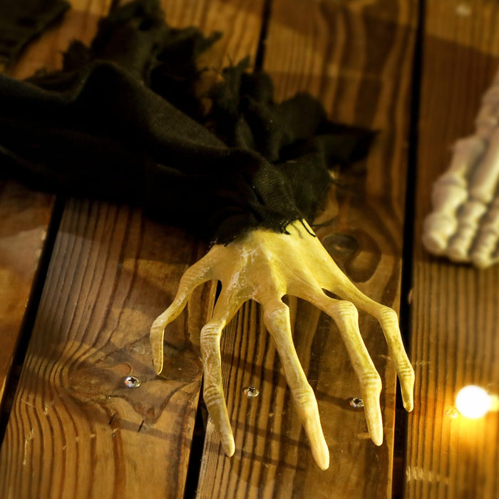 Outsunny 72" Halloween Animated Crawling Zombie, Indoor Outdoor Party Props