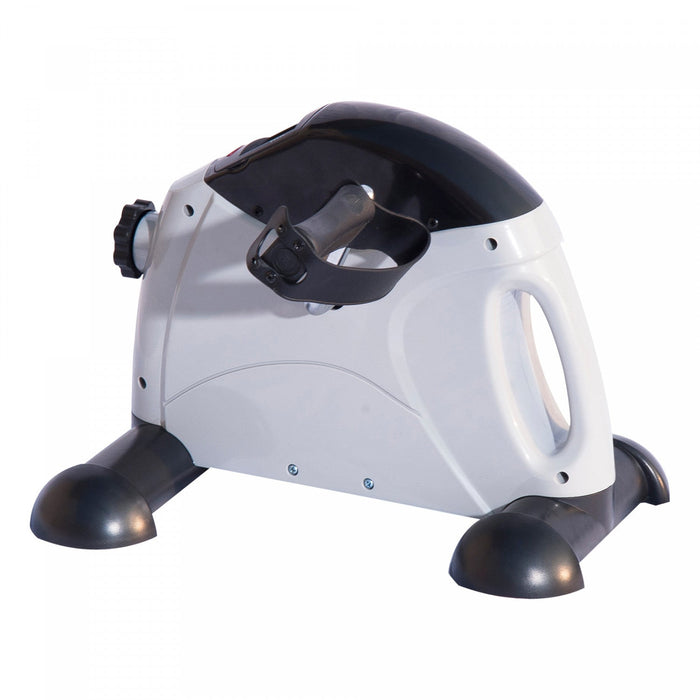 Soozier Portable Mini Exercise Bike Desk Pedal Indoor Cycle Fitness Hand Foot Exercise Machine W/ Lc