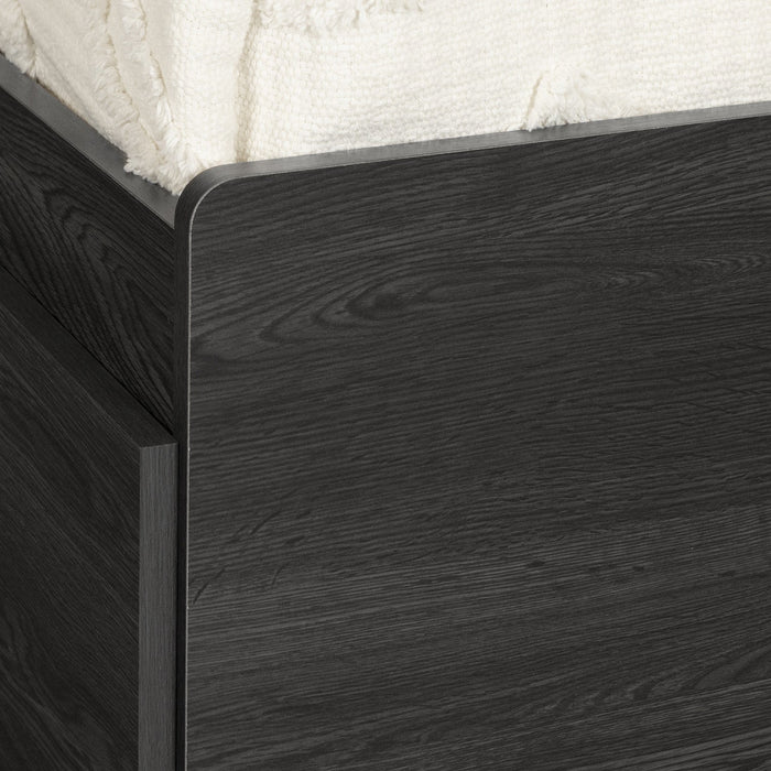 Fynn Storage Bed And Bookcase Headboard Set Gray Oak - South Shore Twin Bed