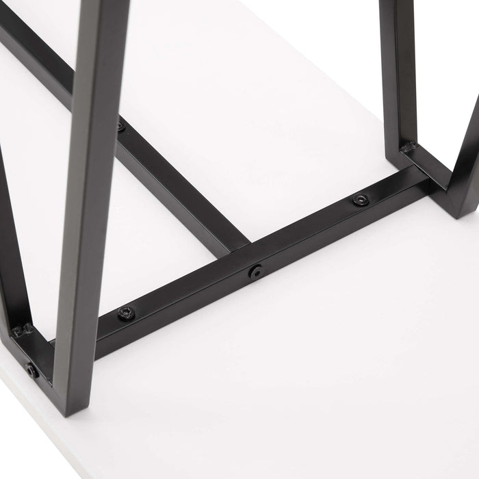 Celine Contemporary Modern 47\" Console Table in White 