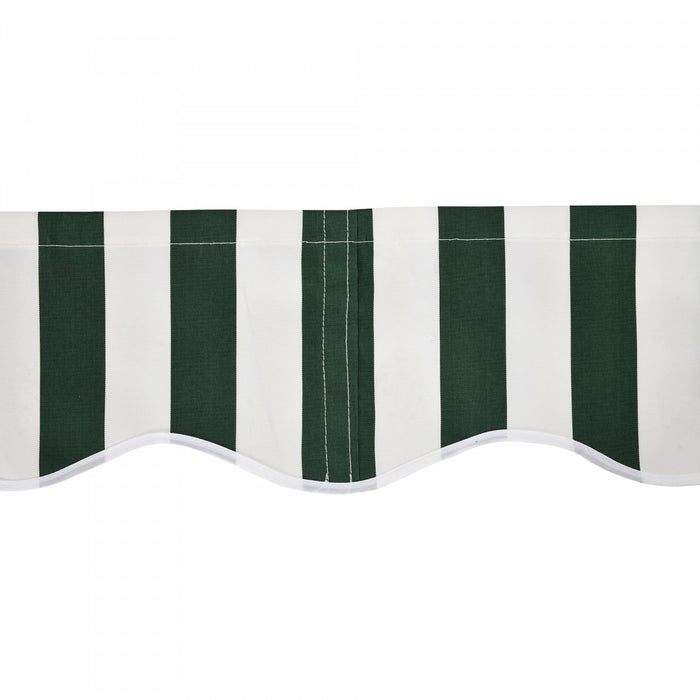 Outsunny 10' X 8' Retractable Awning Fabric Replacement Outdoor Sunshade Canopy Awning Cover, Uv Pro