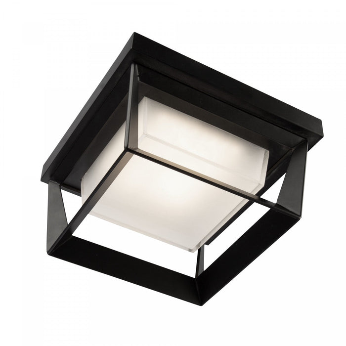 Waterbury 12 W LED Black Outdoor Flush Mount 
