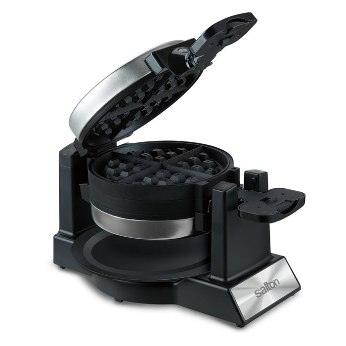 Salton Rotating Double Belgian Waffle Maker Cookware 