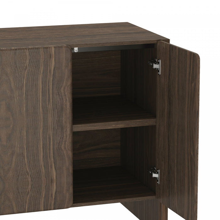 Linda Modern 60\" Sideboard in Walnut Brown Buffet 