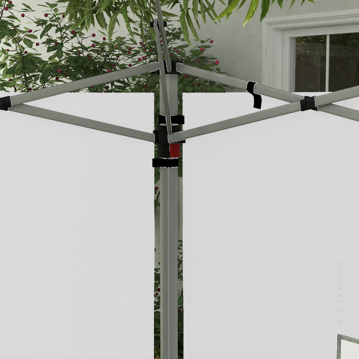 Outsunny Side Panels With Windows For 9.8' X 9.8' Or 9.8' X 13.1' Pop Up Canopy, 2 Pack Sidewalls Re