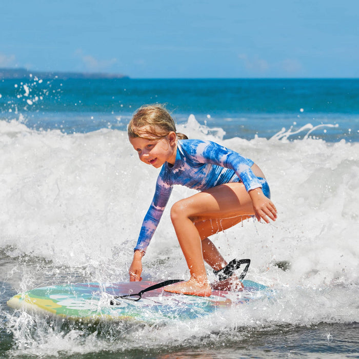 Costway 41" Lightweight Body Board With Eps Core Xpe Deck Hdpe Bottom Crescent Tail Colorful