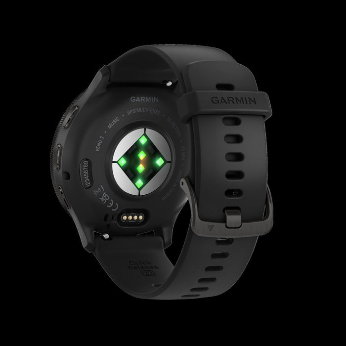Garmin Venu® 3 Gps Smartwatch - Health Tracker W/14 Days Battery Life, 45mm - Black Case