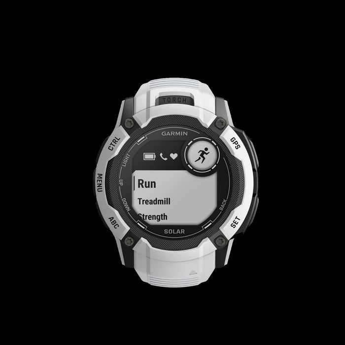 Garmin Instinct® 2x Solar Gps Smartwatch - Health & Fitness Tracking With Multi-band Gnss - Whitesto
