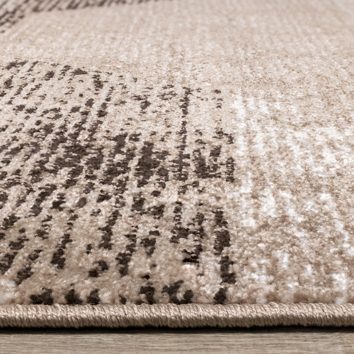 May Distressed Geometric Area Rug - 7'10\" x 10'6\"