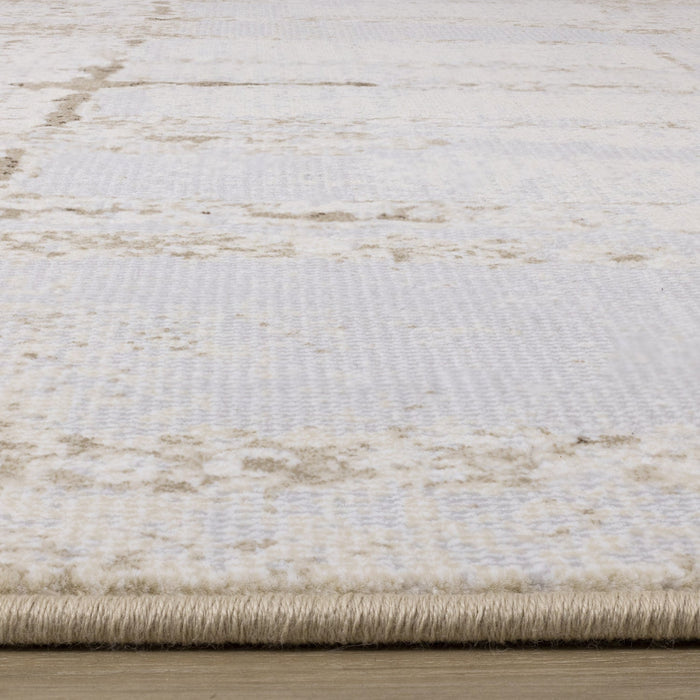 Isabelle Distressed Cream Area Rug - 7'10\" x 10'10\"