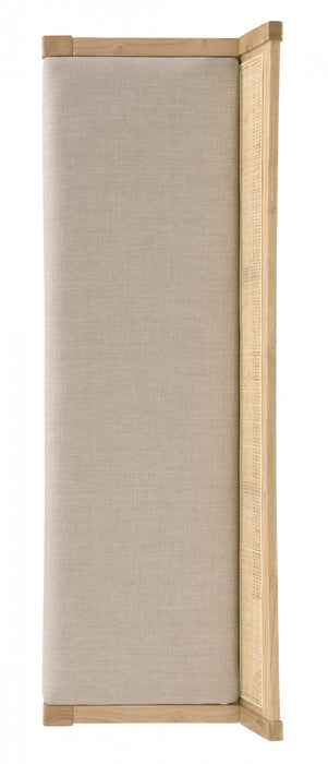 Bauer Fabric Cane Bench - Natural