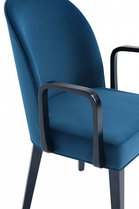 Hillman Modern 8-Piece Dining Chair Set in Blue 