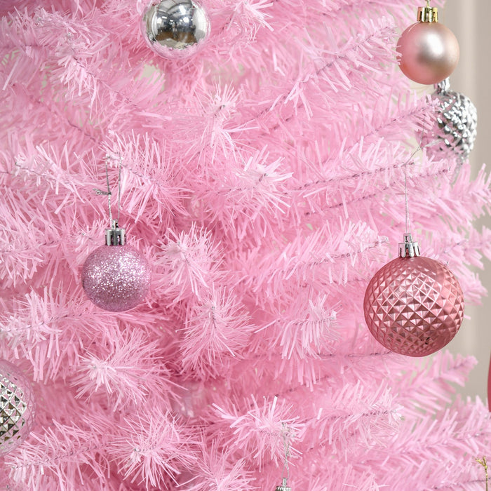 Homcom 7 Ft Pencil Artificial Christmas Tree With 499 Realistic Branches