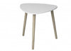End Table With Pine Legs – White Top 