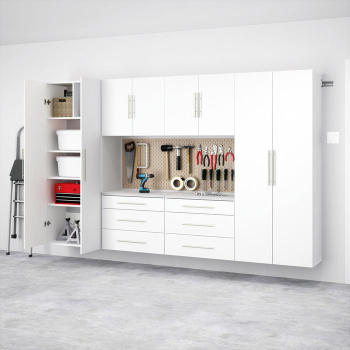 Hangups 120-inch 6-piece Garage Storage Cabinet Set I - White 