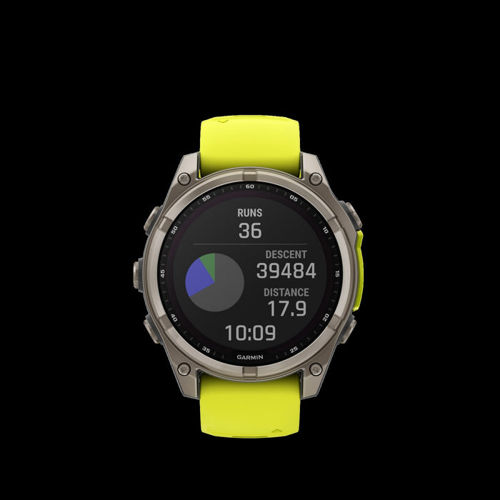 Garmin Fēnix 8 Solar Sapphire Smartwatch 47mm - Gps, Compass, Gyroscope And Barometric Altimeter 