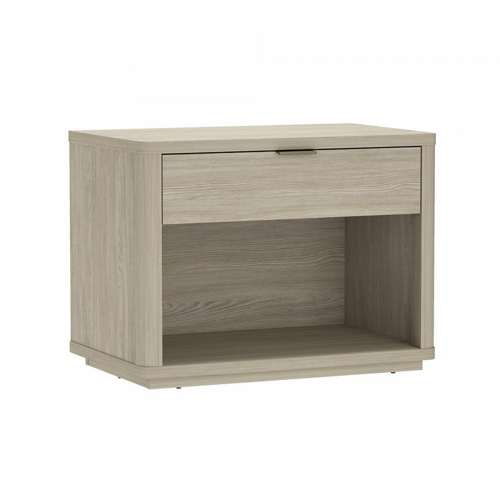 Evelyn Modern 32\" Nightstand in Natural (1-Drawer) 