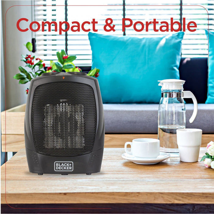 Black+Decker 9.2\" Mini Portable Heater 