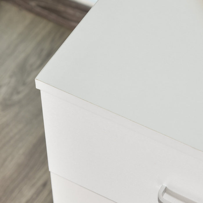 Vinsetto Locking Rolling File Cabinet With 2 Drawers