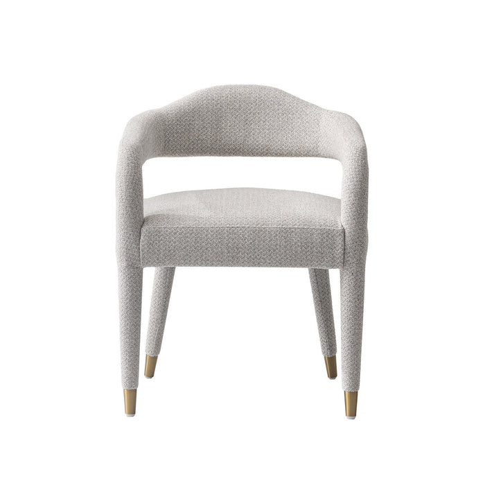 Aspen and Hathaway Modern Industry Chic 5-Piece Dining Set in Gold Dust and Natural 