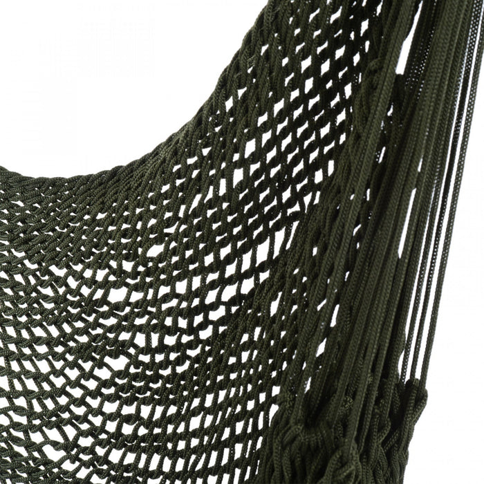 Outsunny Portable Hammock Chair, Hanging Woven Hammock Swing Chair Sleeping Bed For Outdoor Garden Y