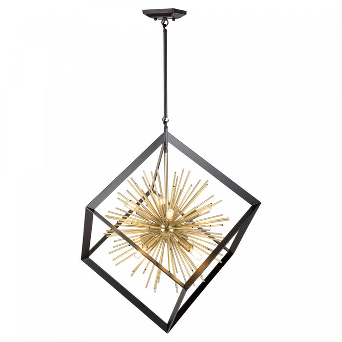 Sunburst  8-Light Chandelier 
