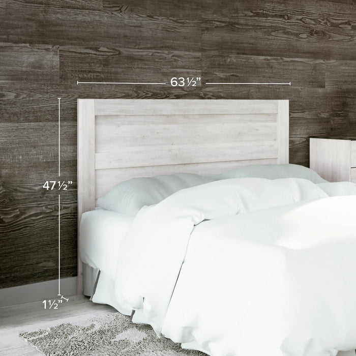 Prepac Rustic Ridge Farmhouse Queen Headboard - Washed White